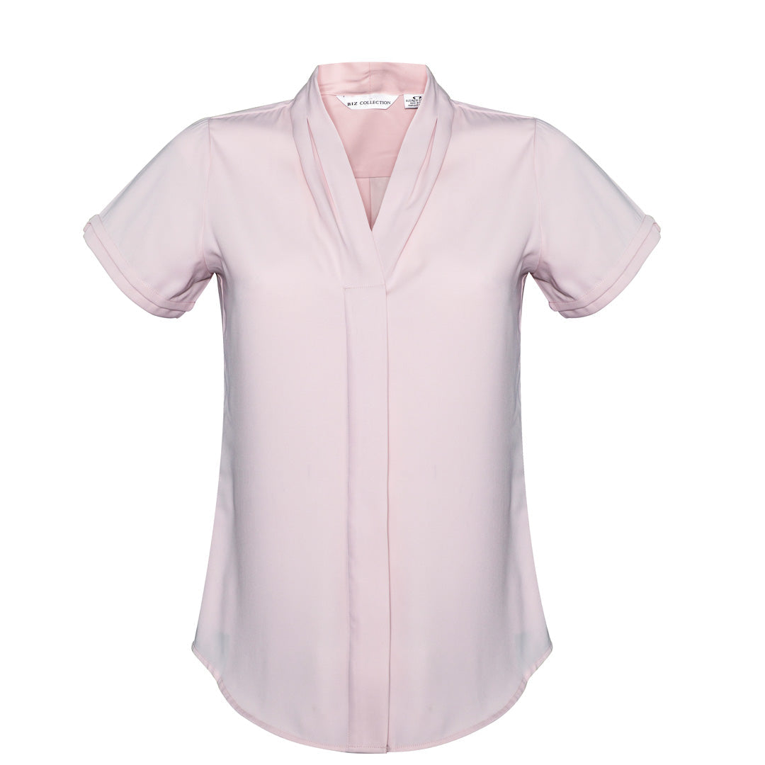 House of Uniforms The Madison Shirt | Ladies | Clearance Biz Collection Blush Pink