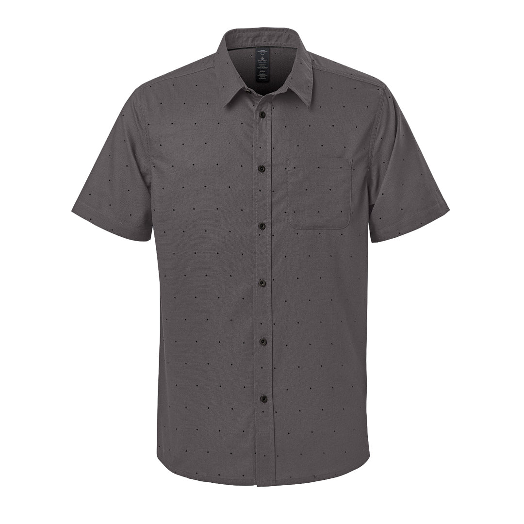 House of Uniforms The Molokai Shirt | Mens | Short Sleeve Stormtech Carbon1