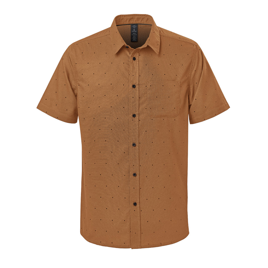 House of Uniforms The Molokai Shirt | Mens | Short Sleeve Stormtech Mineral1