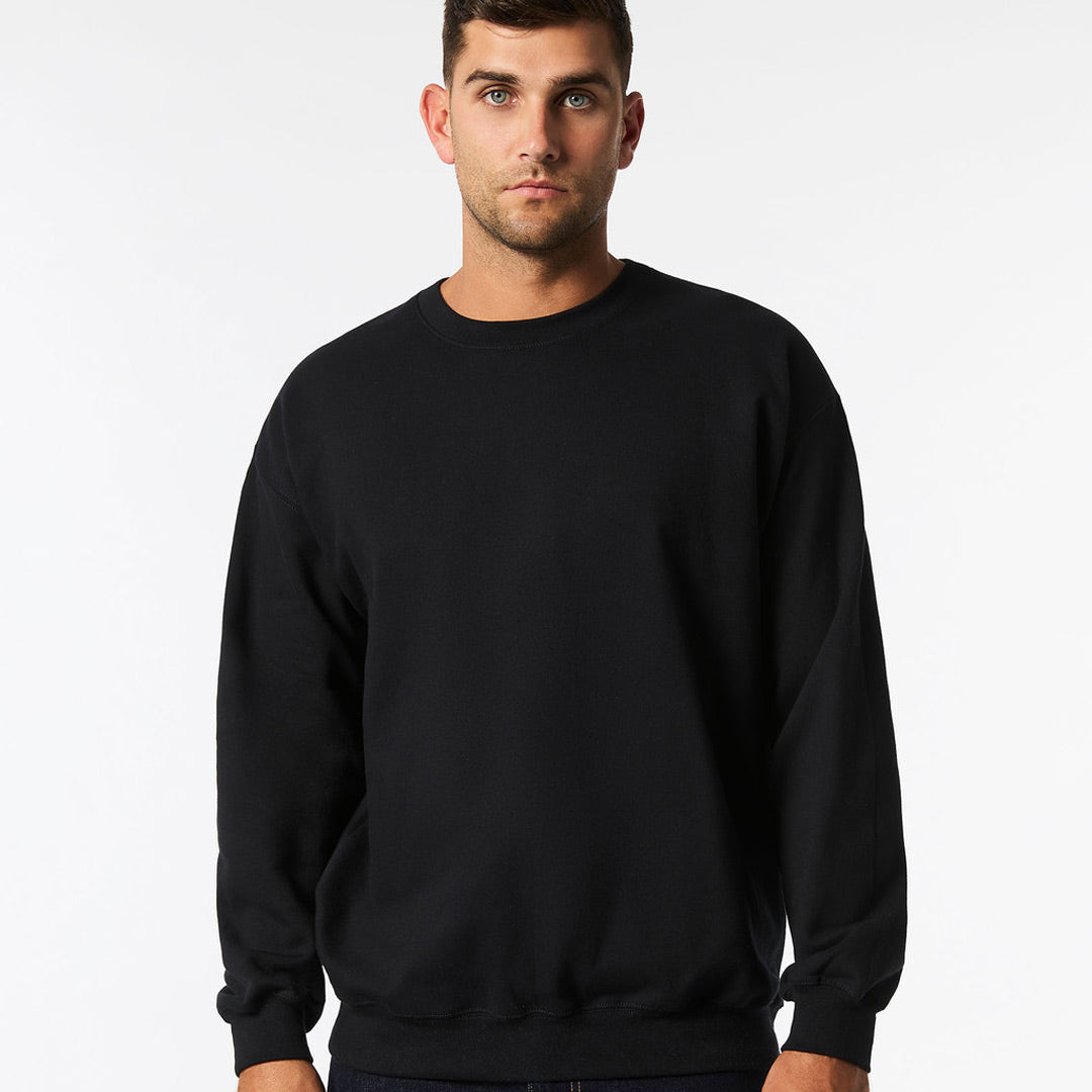 House of Uniforms The Softstyle Crewneck Jumper | Adults Gildan Black