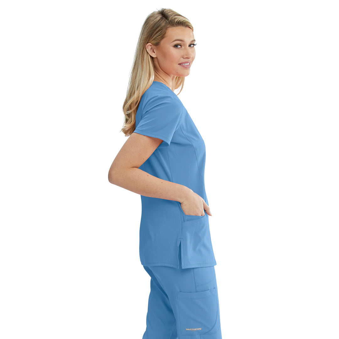 House of Uniforms The Reliance Scrub Top | Ladies | Skechers by Barco Skechers by Barco