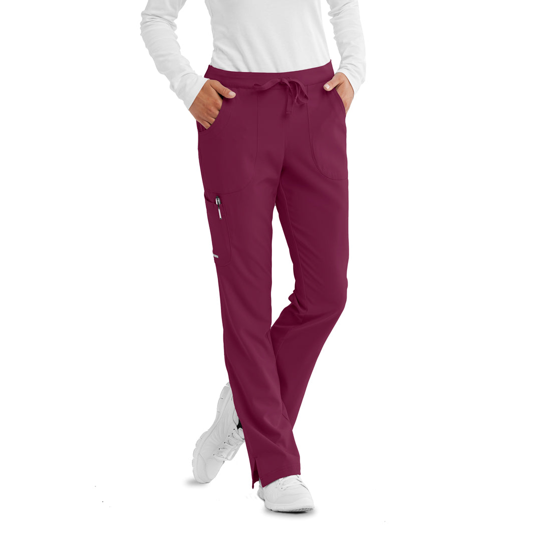 House of Uniforms The Reliance Scrub Pant | Ladies | Petite | Skechers by Barco Skechers by Barco Wine
