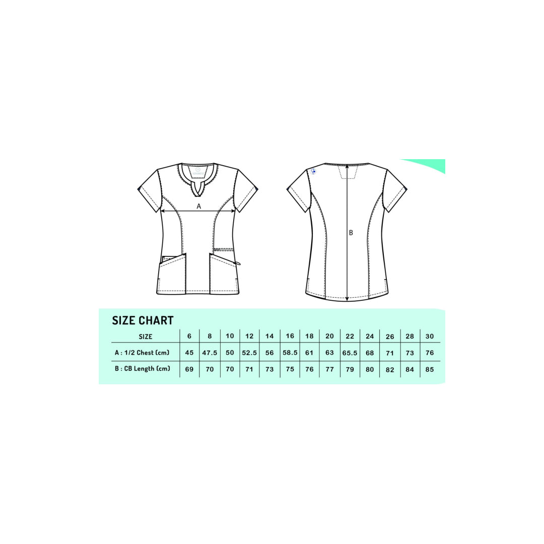 House of Uniforms The Anna Scrub Top | Ladies Scrubness