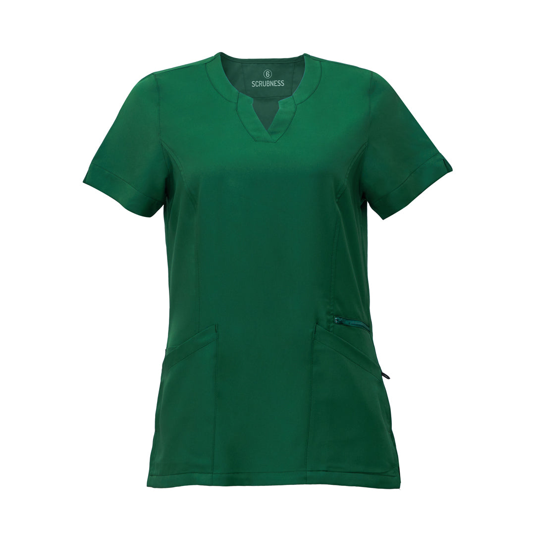 House of Uniforms The Anna Scrub Top | Ladies Scrubness Emerald