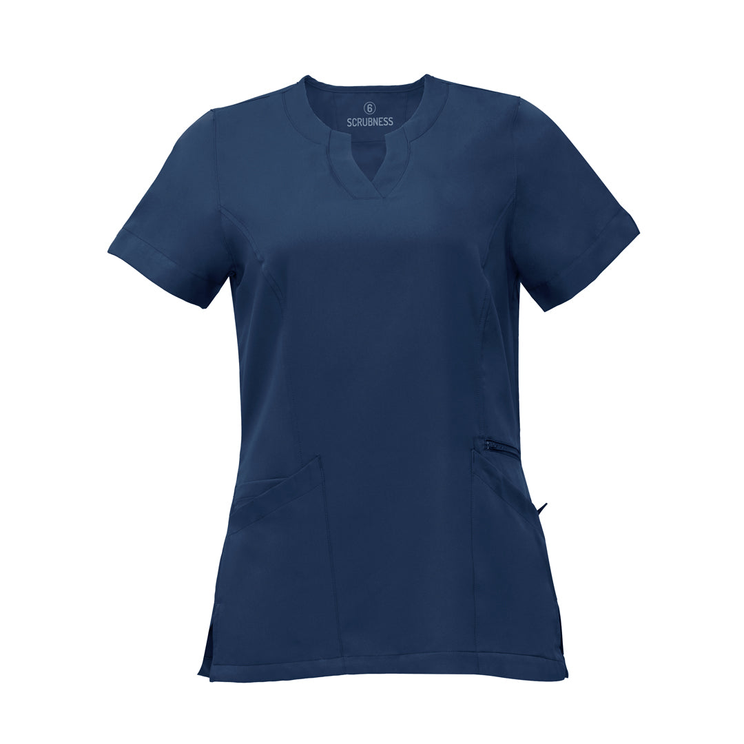 House of Uniforms The Anna Scrub Top | Ladies Scrubness Navy