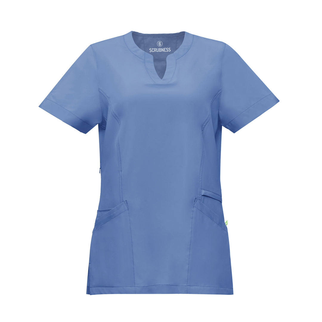 House of Uniforms The Ellen Scrub Top | Ladies Scrubness Cornflower