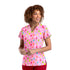 House of Uniforms The V Neck Printed Scrub Top | Ladies Maevn SWSM
