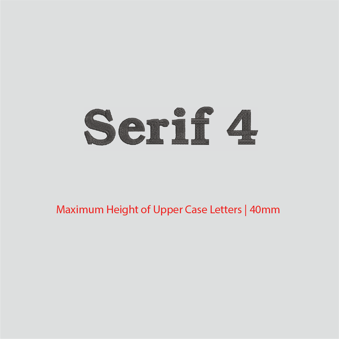 House of Uniforms Embroidery | Personal Names | Medium House of Uniforms