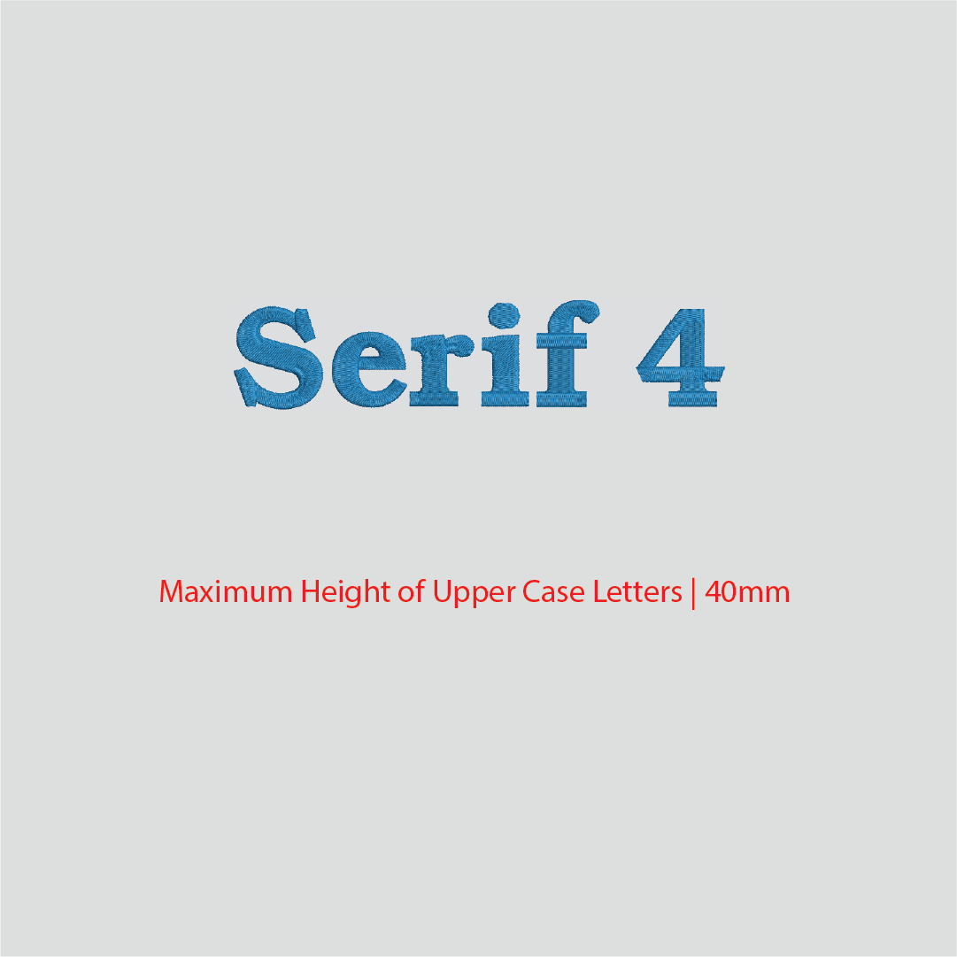 House of Uniforms Embroidery | Personal Names | Medium House of Uniforms