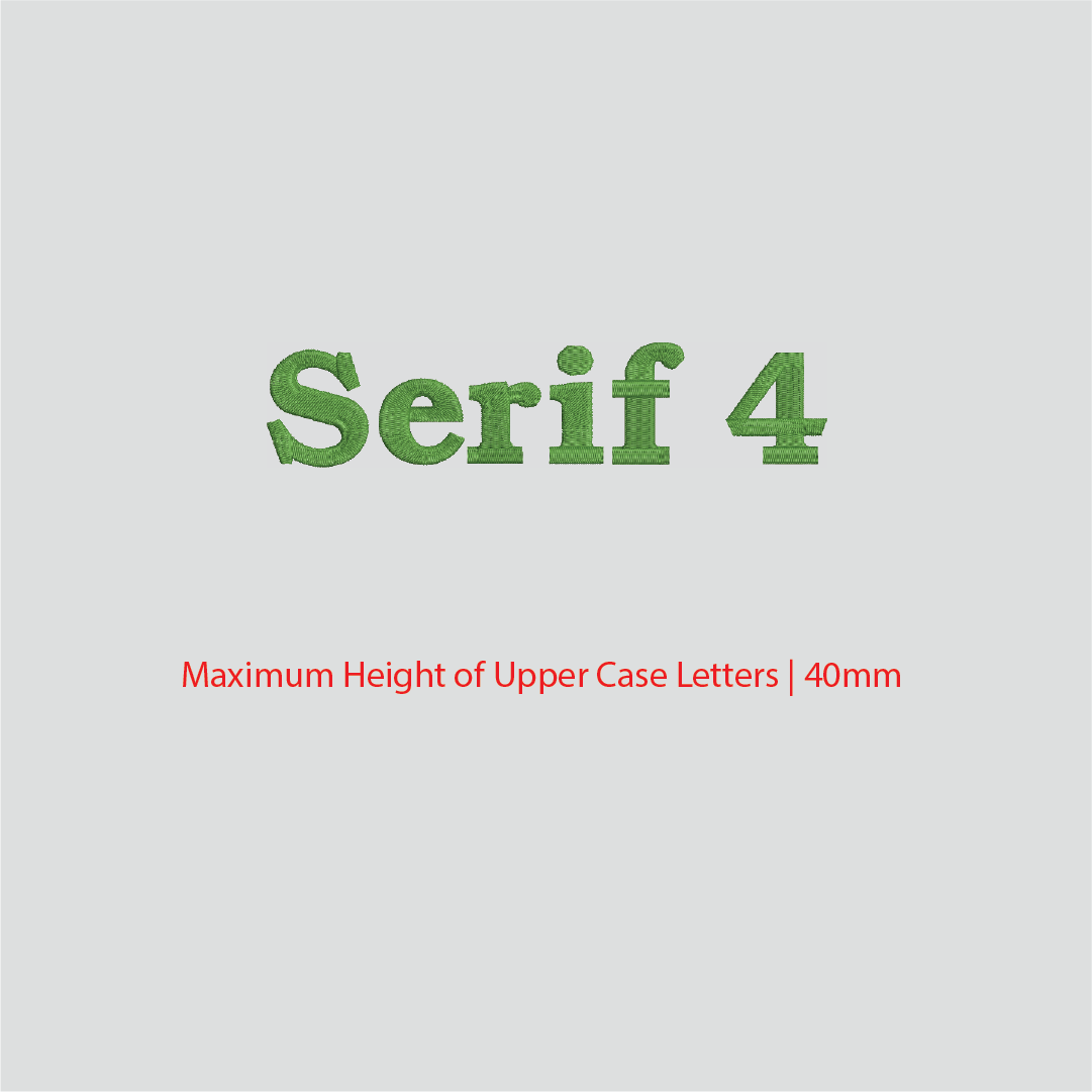 House of Uniforms Embroidery | Personal Names | Medium House of Uniforms