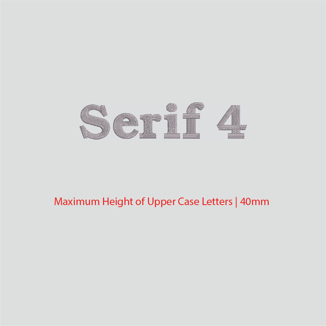 House of Uniforms Embroidery | Personal Names | Medium House of Uniforms