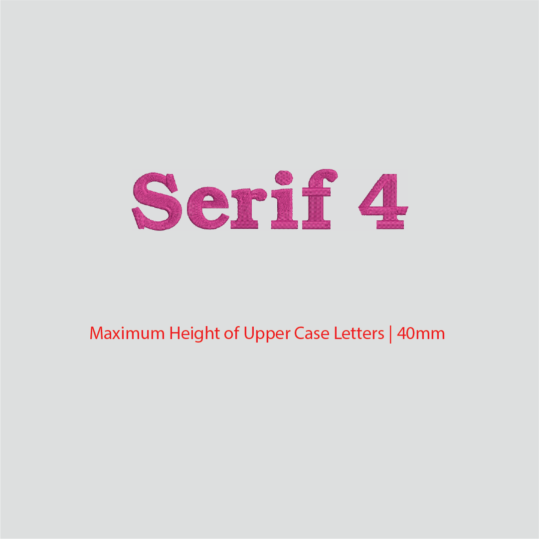 House of Uniforms Embroidery | Personal Names | Medium House of Uniforms