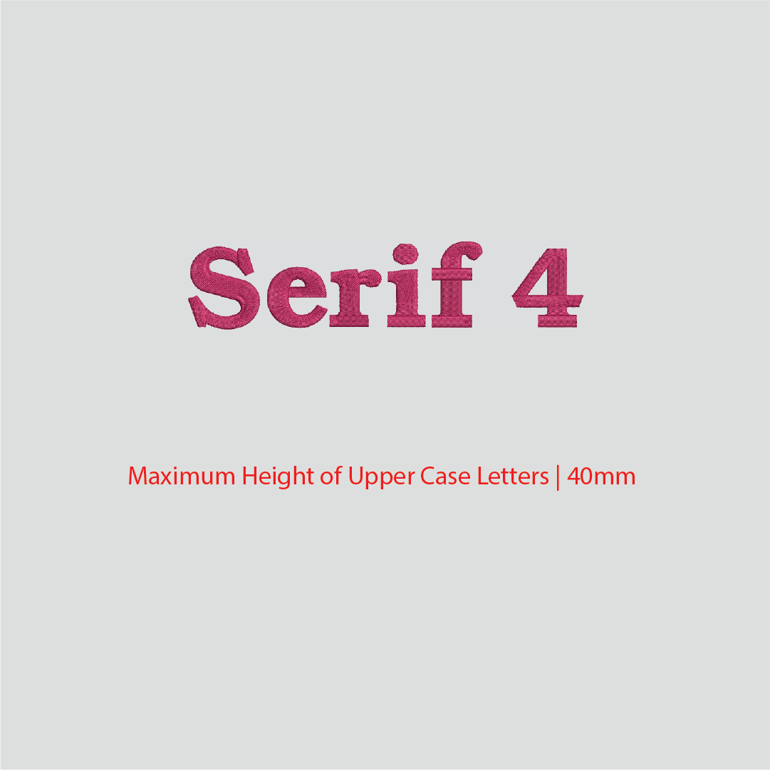 House of Uniforms Embroidery | Personal Names | Medium House of Uniforms