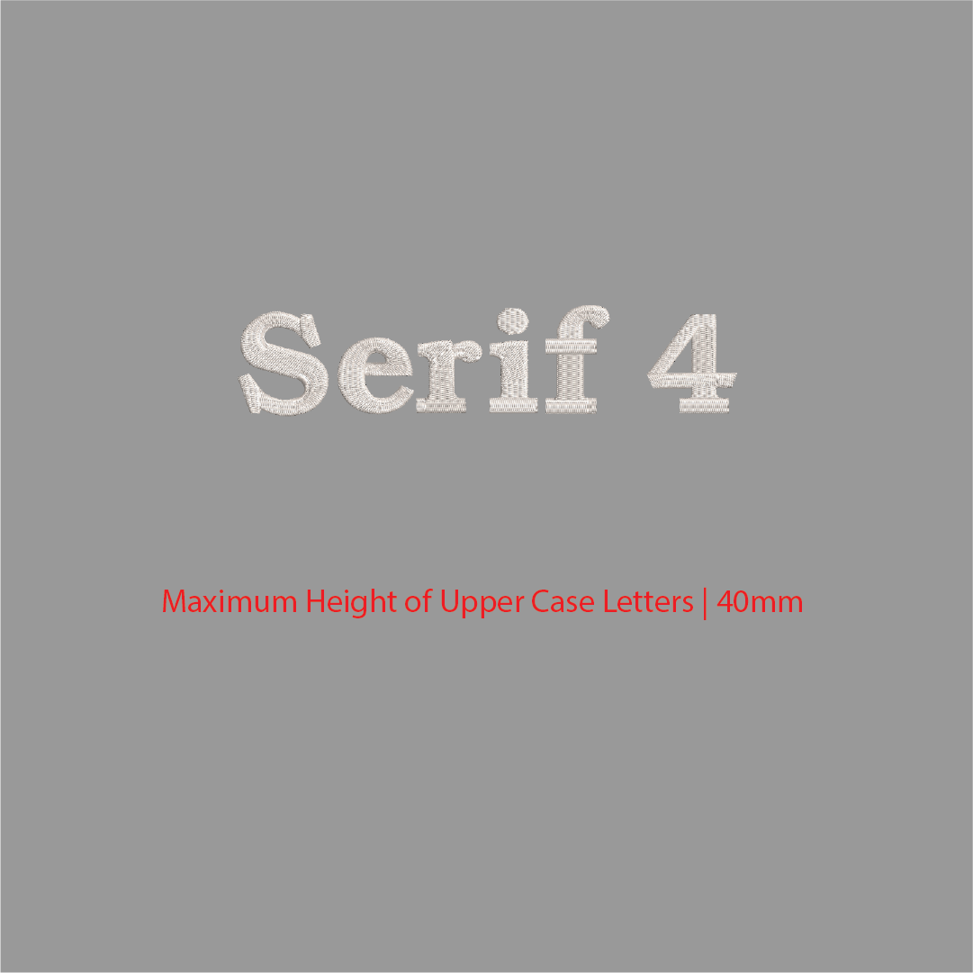 House of Uniforms Embroidery | Personal Names | Medium House of Uniforms
