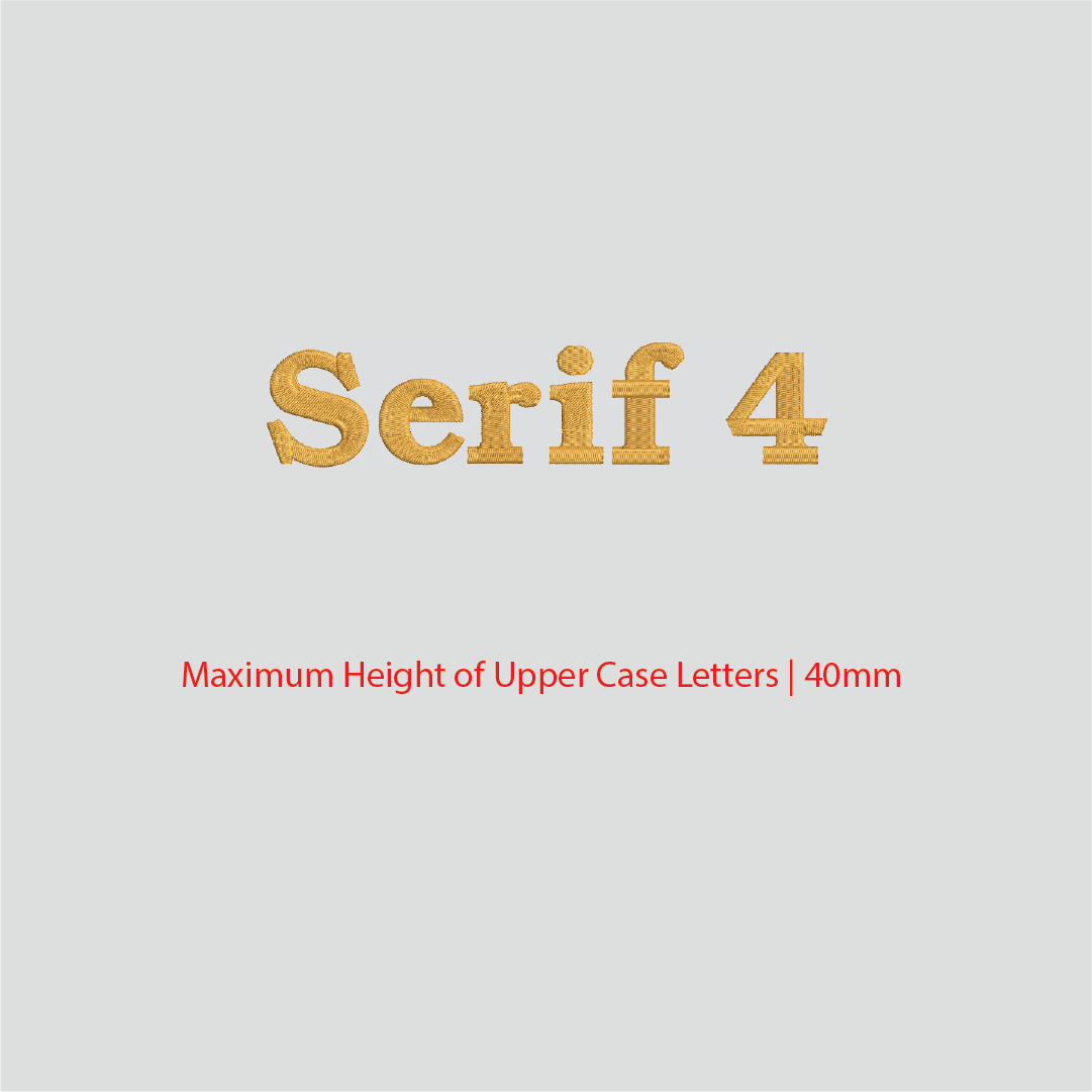 House of Uniforms Embroidery | Personal Names | Medium House of Uniforms