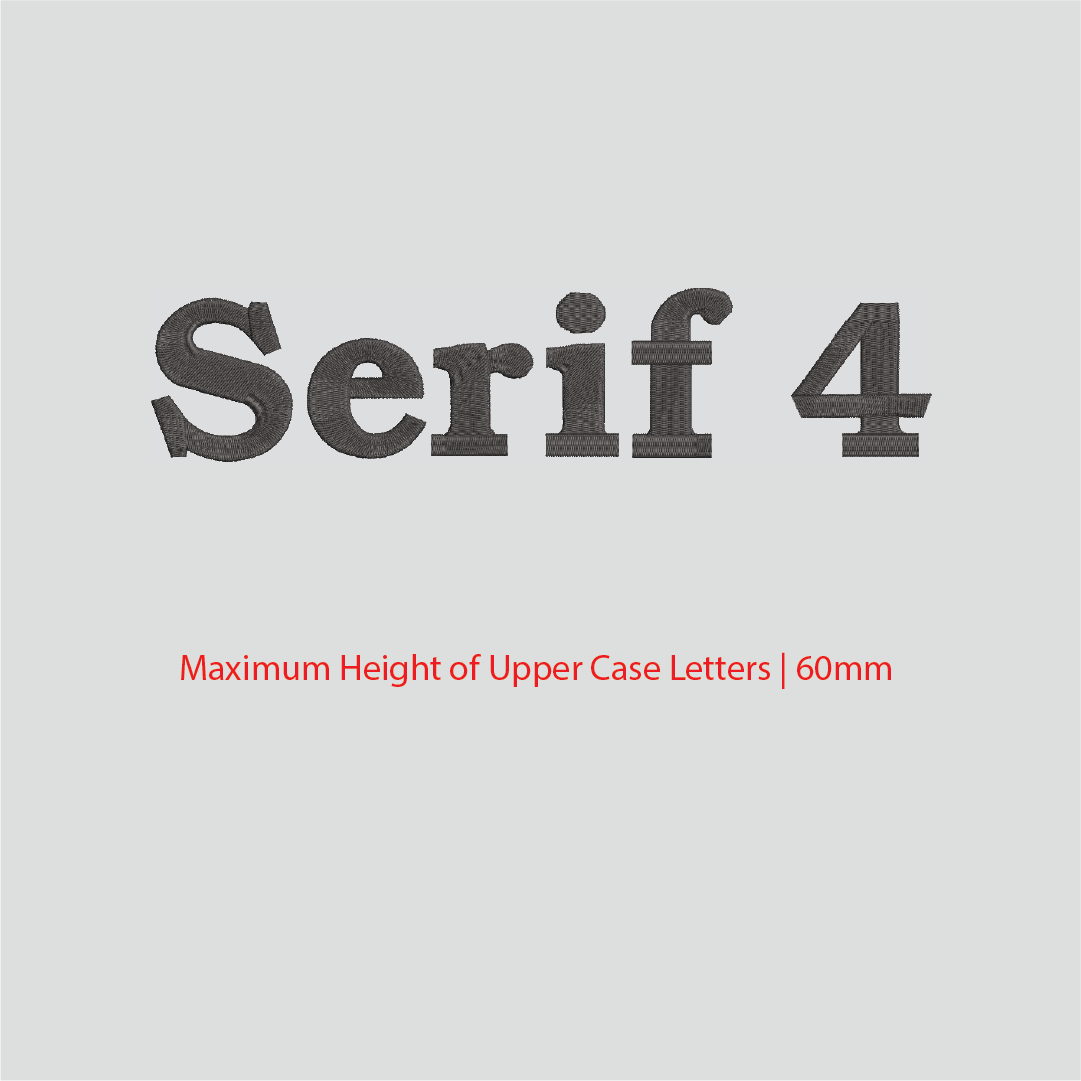 House of Uniforms Embroidery | Personal Names | Large House of Uniforms