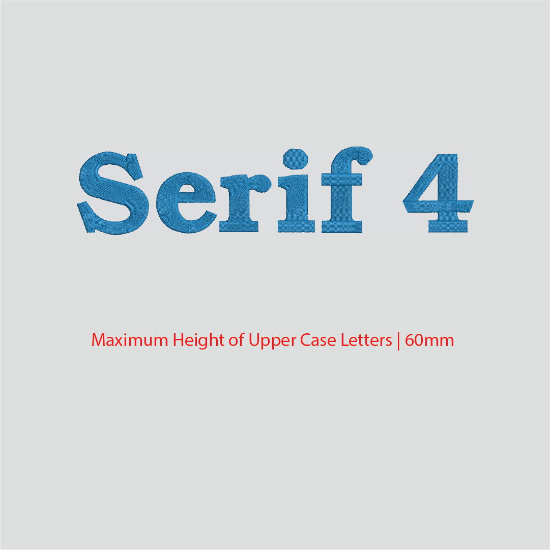 House of Uniforms Embroidery | Personal Names | Large House of Uniforms