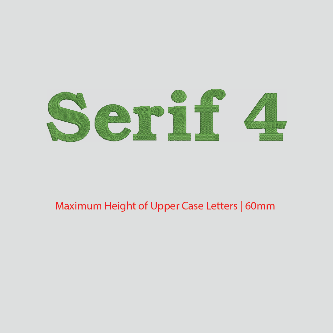 House of Uniforms Embroidery | Personal Names | Large House of Uniforms