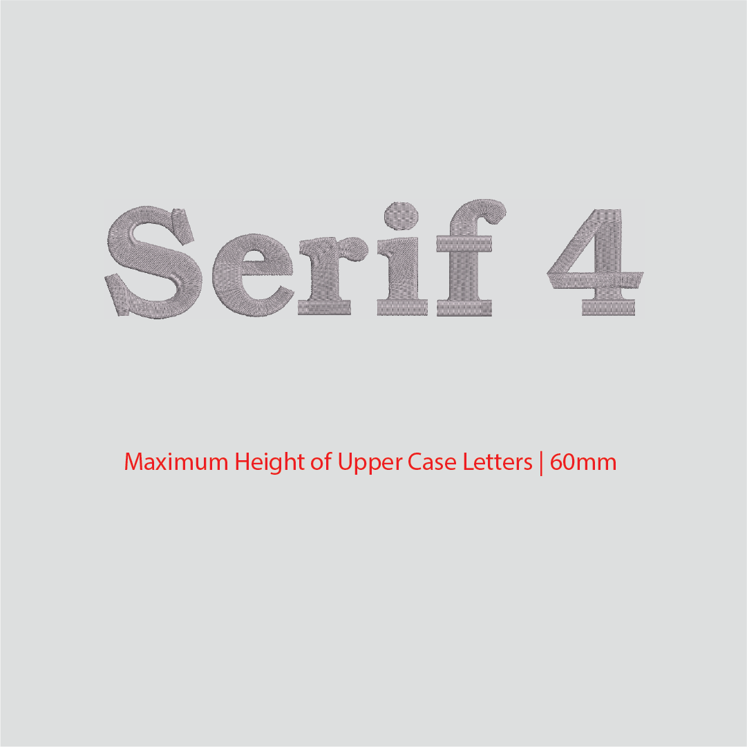 House of Uniforms Embroidery | Personal Names | Large House of Uniforms