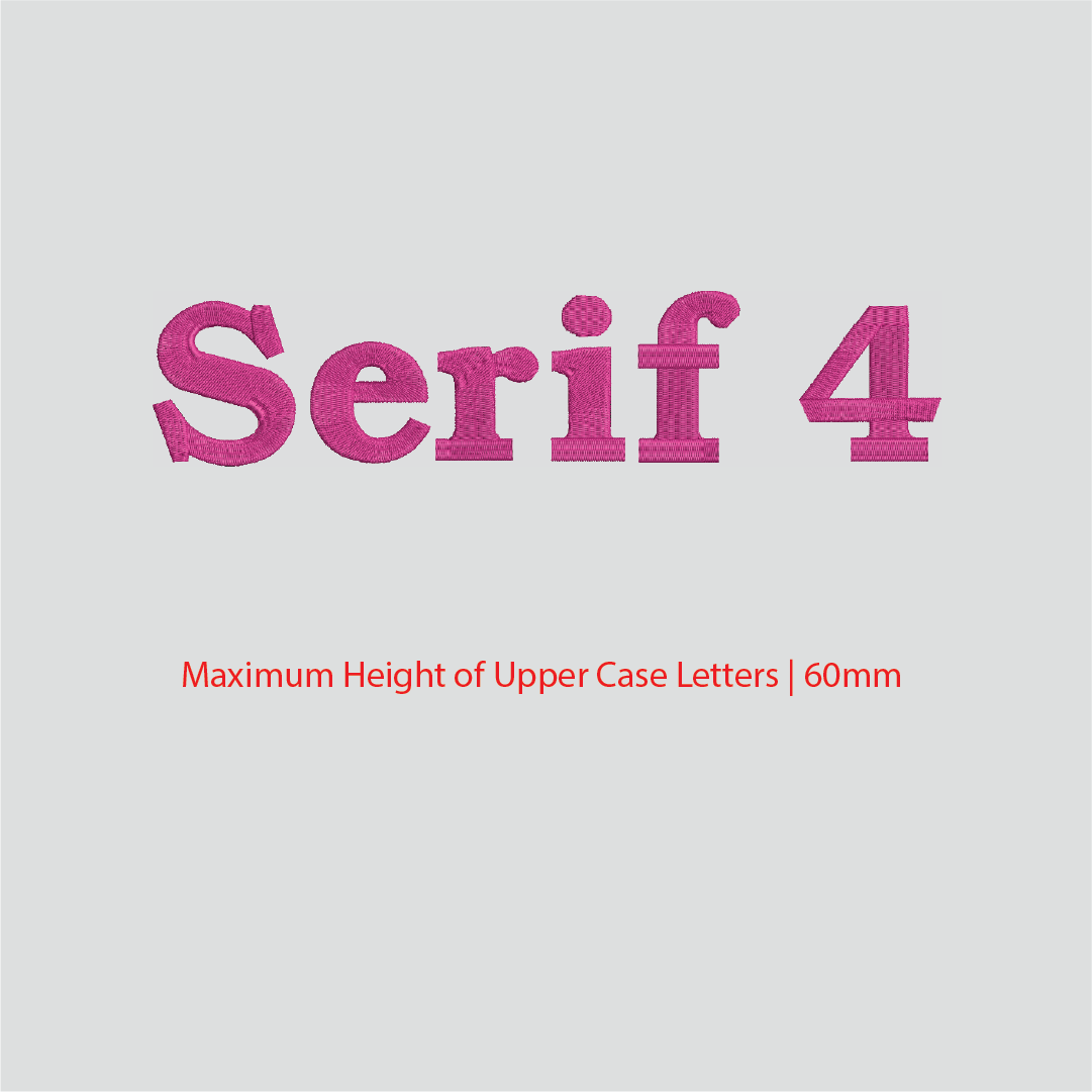 House of Uniforms Embroidery | Personal Names | Large House of Uniforms