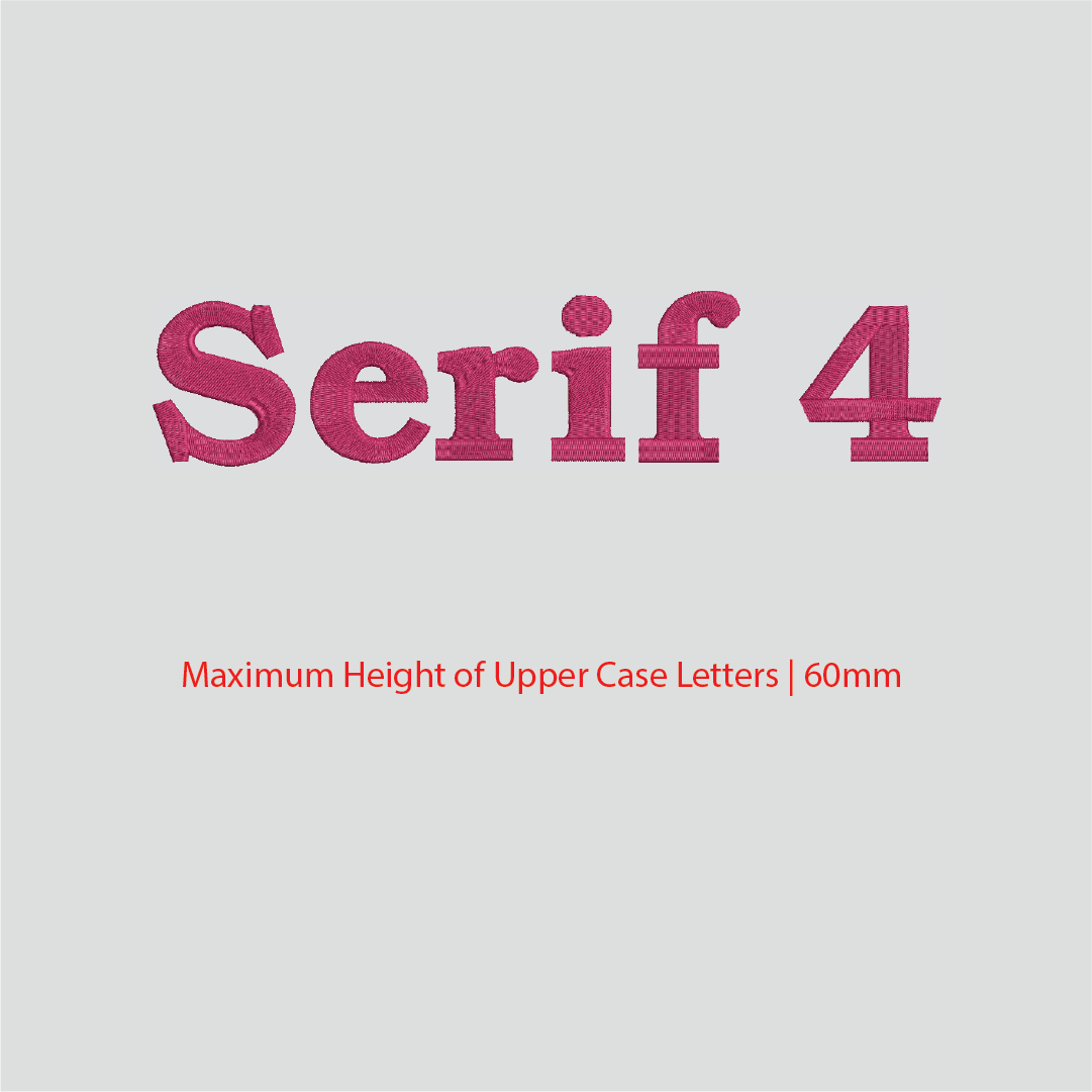 House of Uniforms Embroidery | Personal Names | Large House of Uniforms