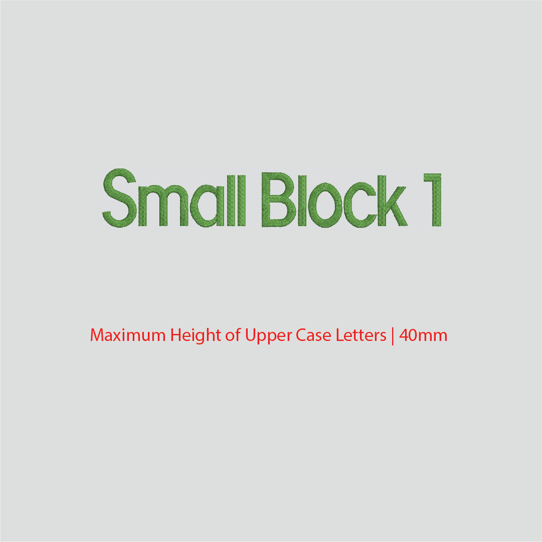 House of Uniforms Embroidery | Personal Names | Medium House of Uniforms