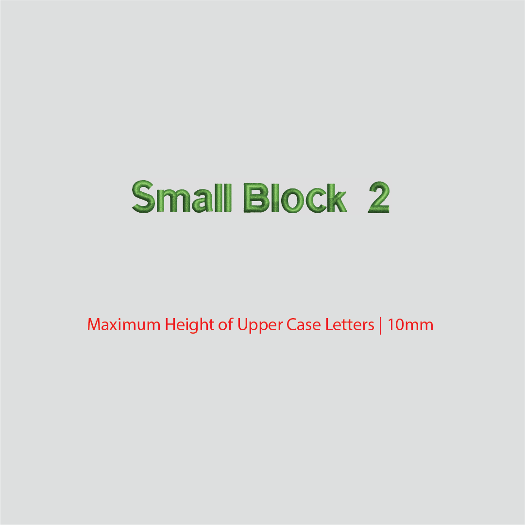 House of Uniforms Embroidery | Personal Names | Small House of Uniforms