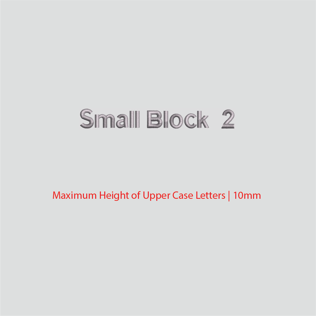House of Uniforms Embroidery | Personal Names | Small House of Uniforms