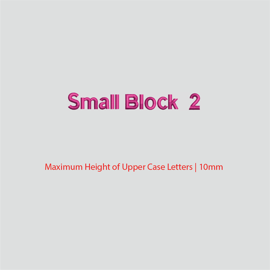 House of Uniforms Embroidery | Personal Names | Small House of Uniforms