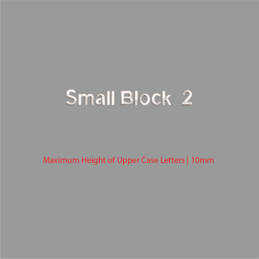 House of Uniforms Embroidery | Personal Names | Small House of Uniforms