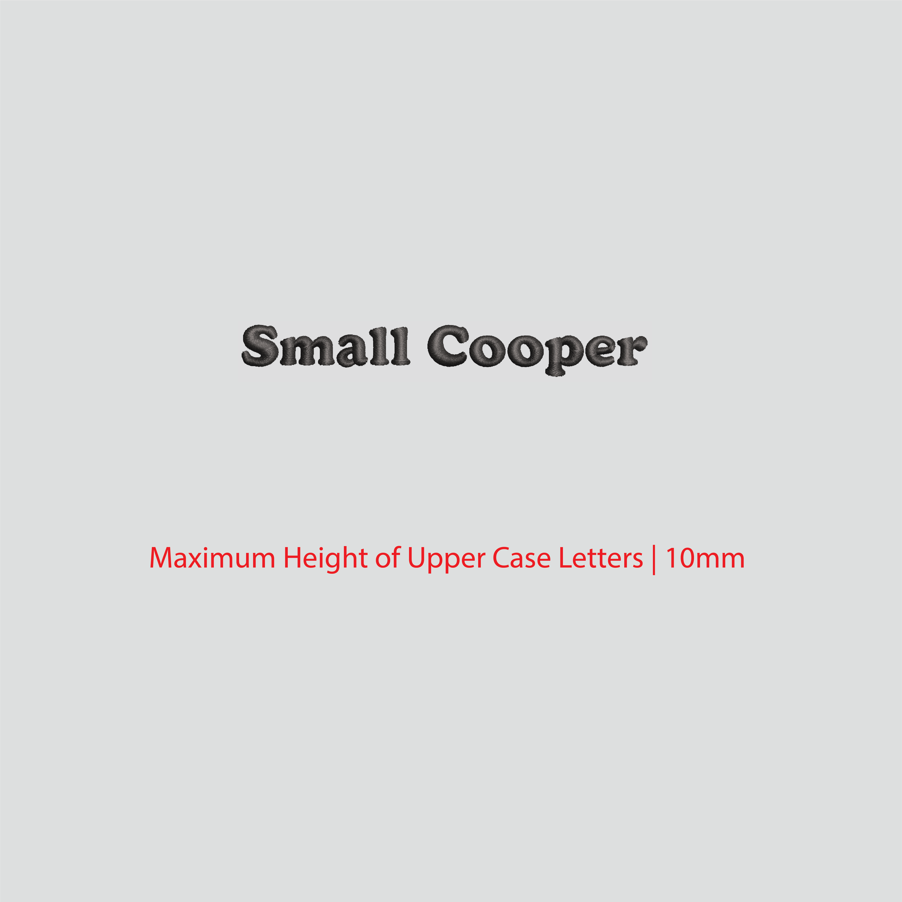 House of Uniforms Embroidery | Personal Names | Small House of Uniforms