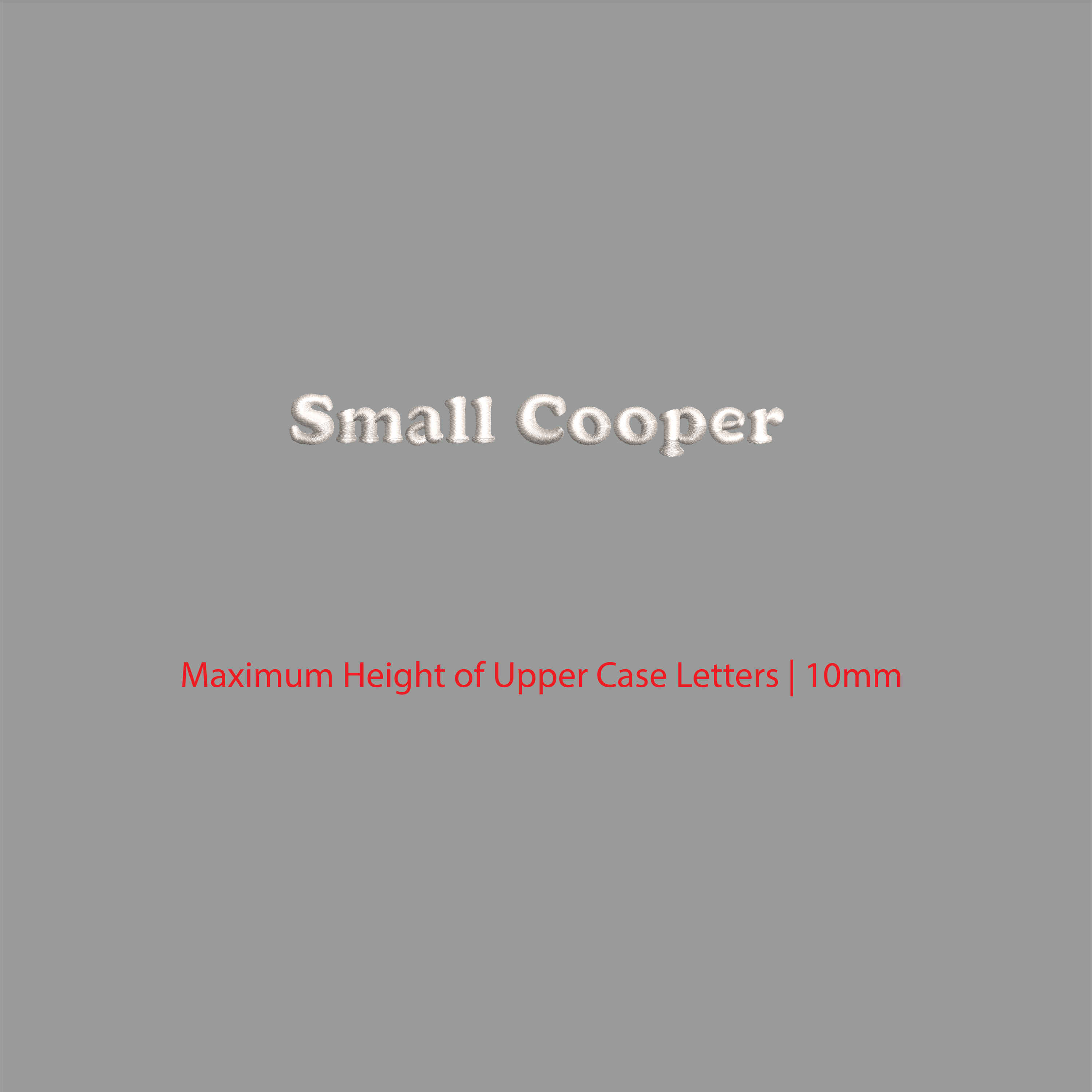 House of Uniforms Embroidery | Personal Names | Small House of Uniforms