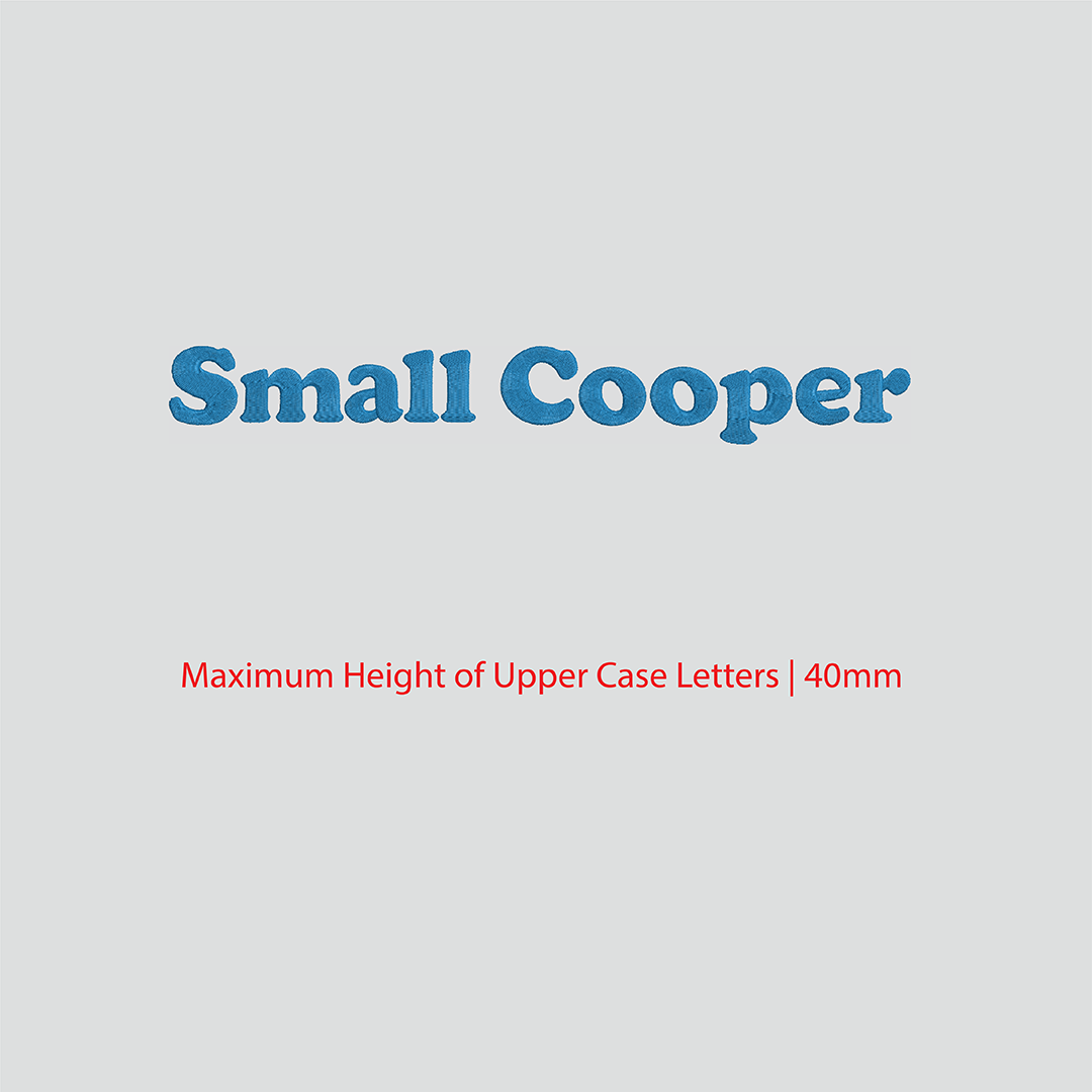 House of Uniforms Embroidery | Personal Names | Medium House of Uniforms SM Cooper