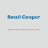 House of Uniforms Embroidery | Personal Names | Medium House of Uniforms SM Cooper