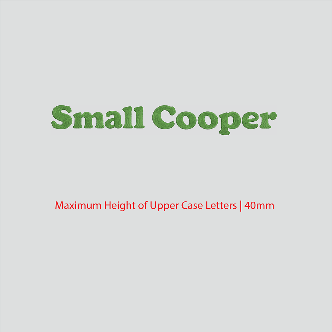 House of Uniforms Embroidery | Personal Names | Medium House of Uniforms SM Cooper