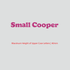 House of Uniforms Embroidery | Personal Names | Medium House of Uniforms SM Cooper