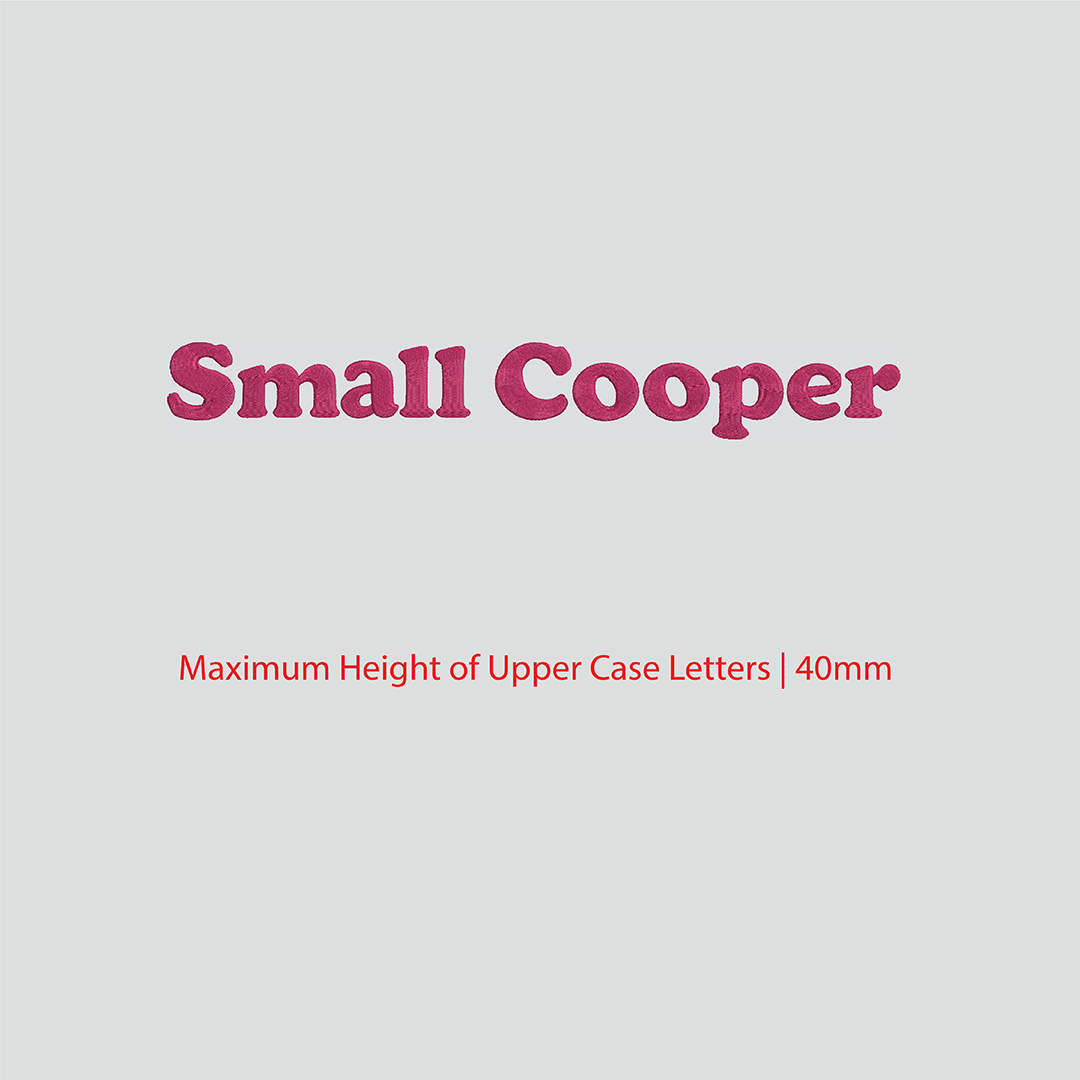 House of Uniforms Embroidery | Personal Names | Medium House of Uniforms SM Cooper