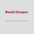 House of Uniforms Embroidery | Personal Names | Medium House of Uniforms SM Cooper