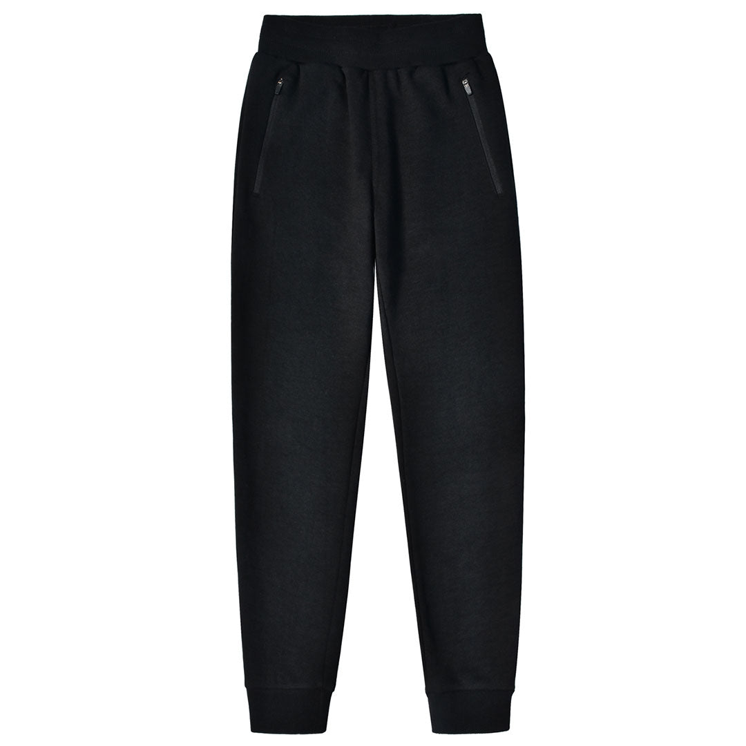 House of Uniforms The French Terry Track Pants | Kids Winning Spirit Black