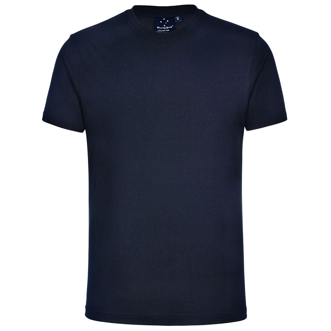 House of Uniforms The Crew Neck Budget Tee | Adults Winning Spirit Navy
