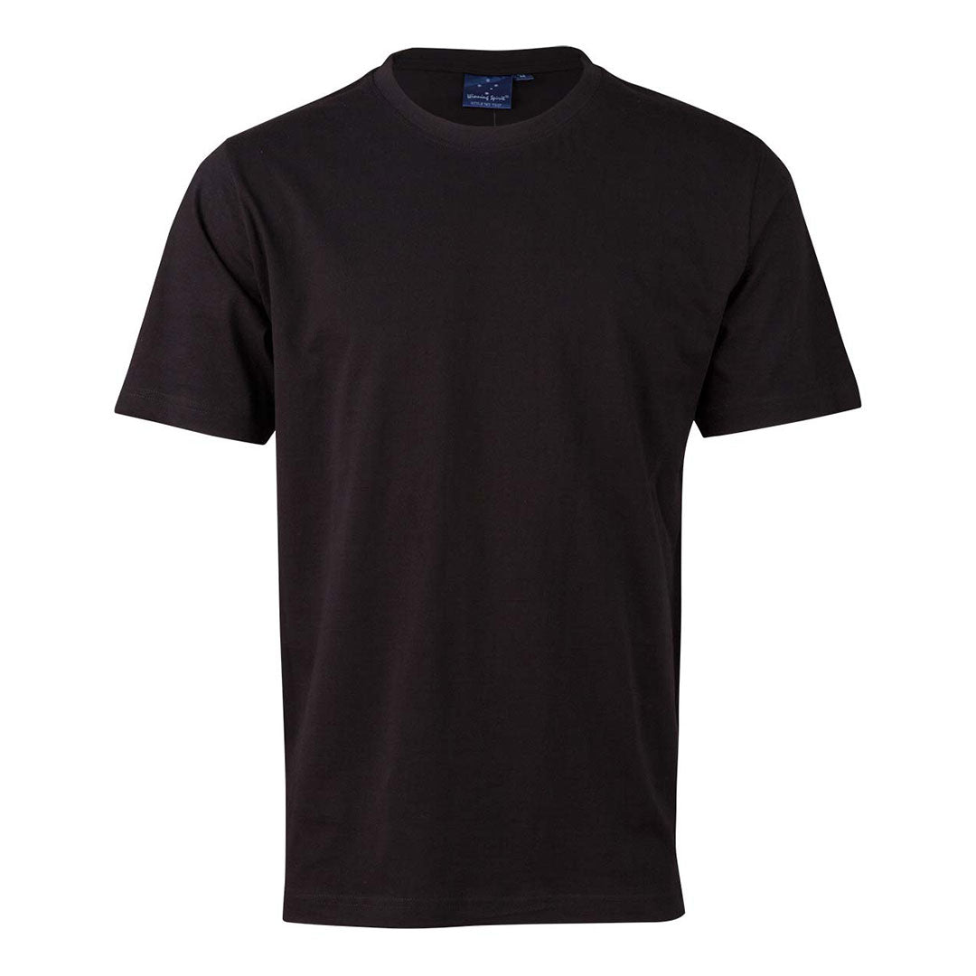 House of Uniforms The Savvy Tee | Basics | Mens Winning Spirit Black