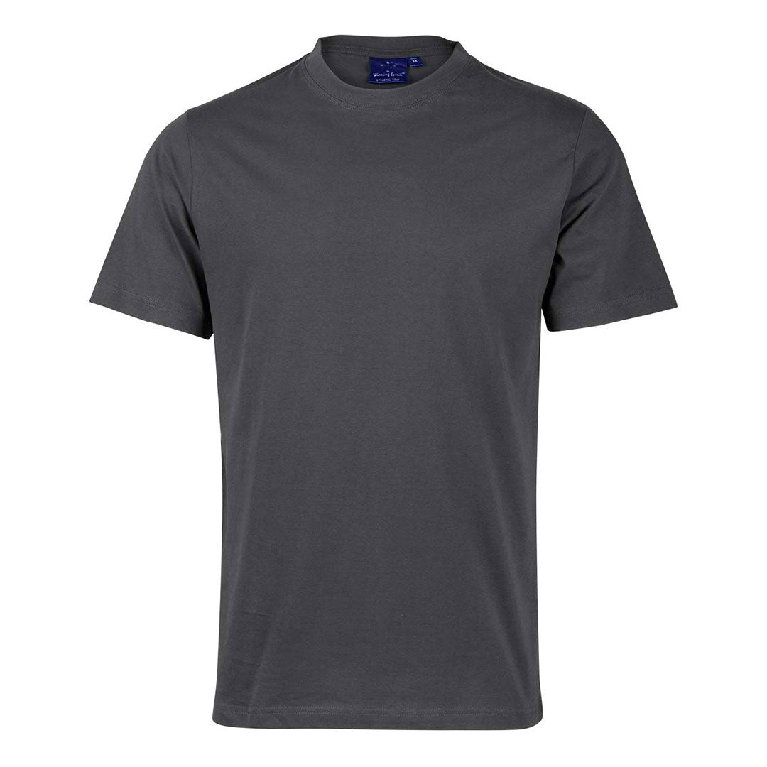 House of Uniforms The Savvy Tee | Basics | Mens Winning Spirit Charcoal