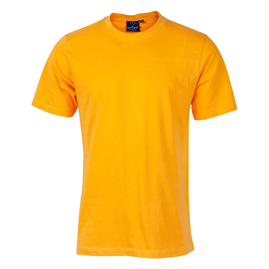 House of Uniforms The Savvy Tee | Brights | Mens Winning Spirit Gold