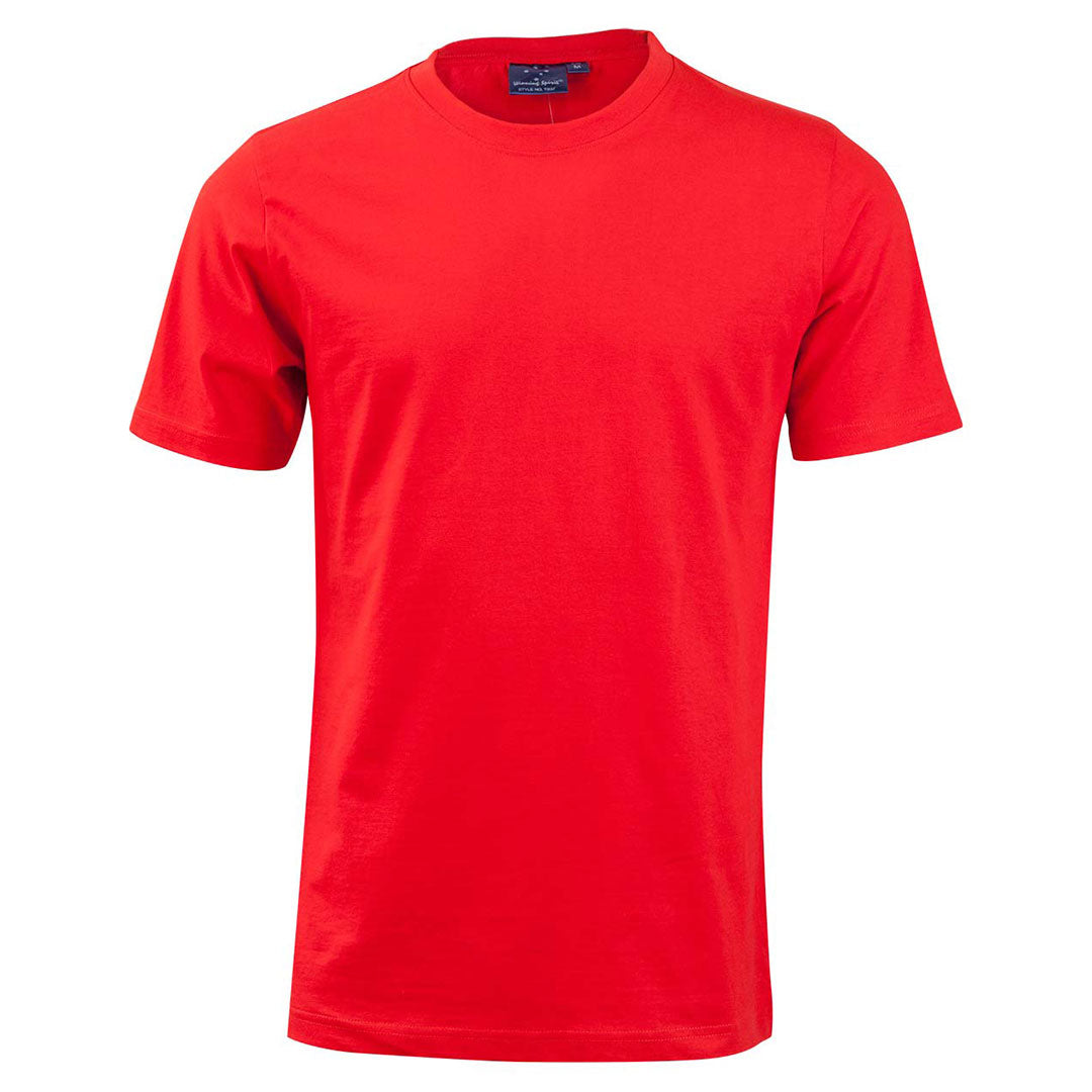 House of Uniforms The Savvy Tee | Basics | Mens Winning Spirit Red