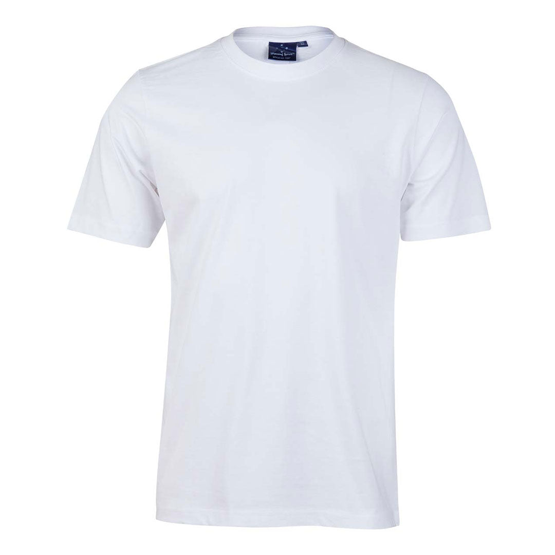 House of Uniforms The Savvy Tee | Basics | Mens Winning Spirit White