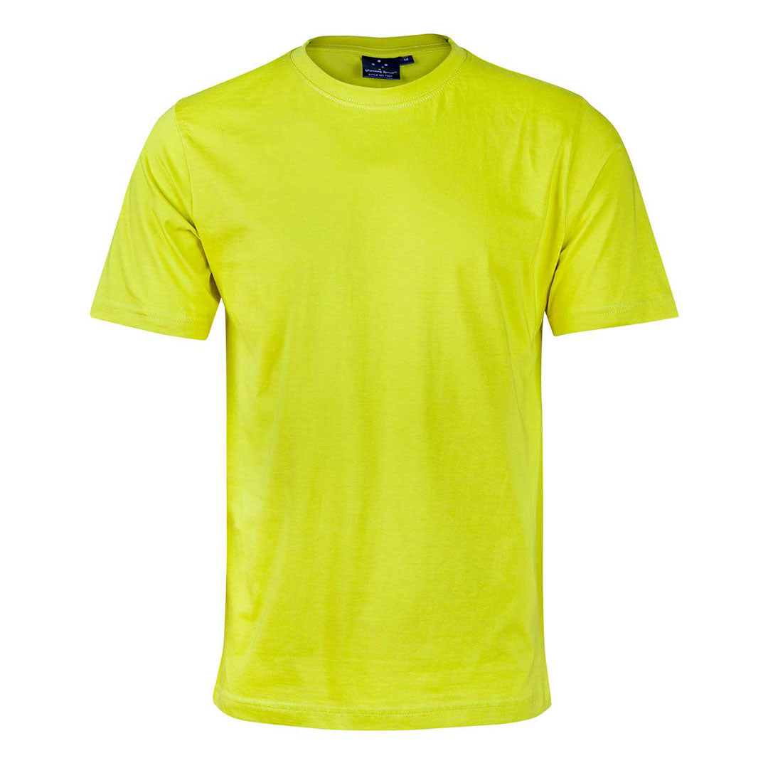House of Uniforms The Savvy Tee | Brights | Ladies Winning Spirit Fluoro Yellow