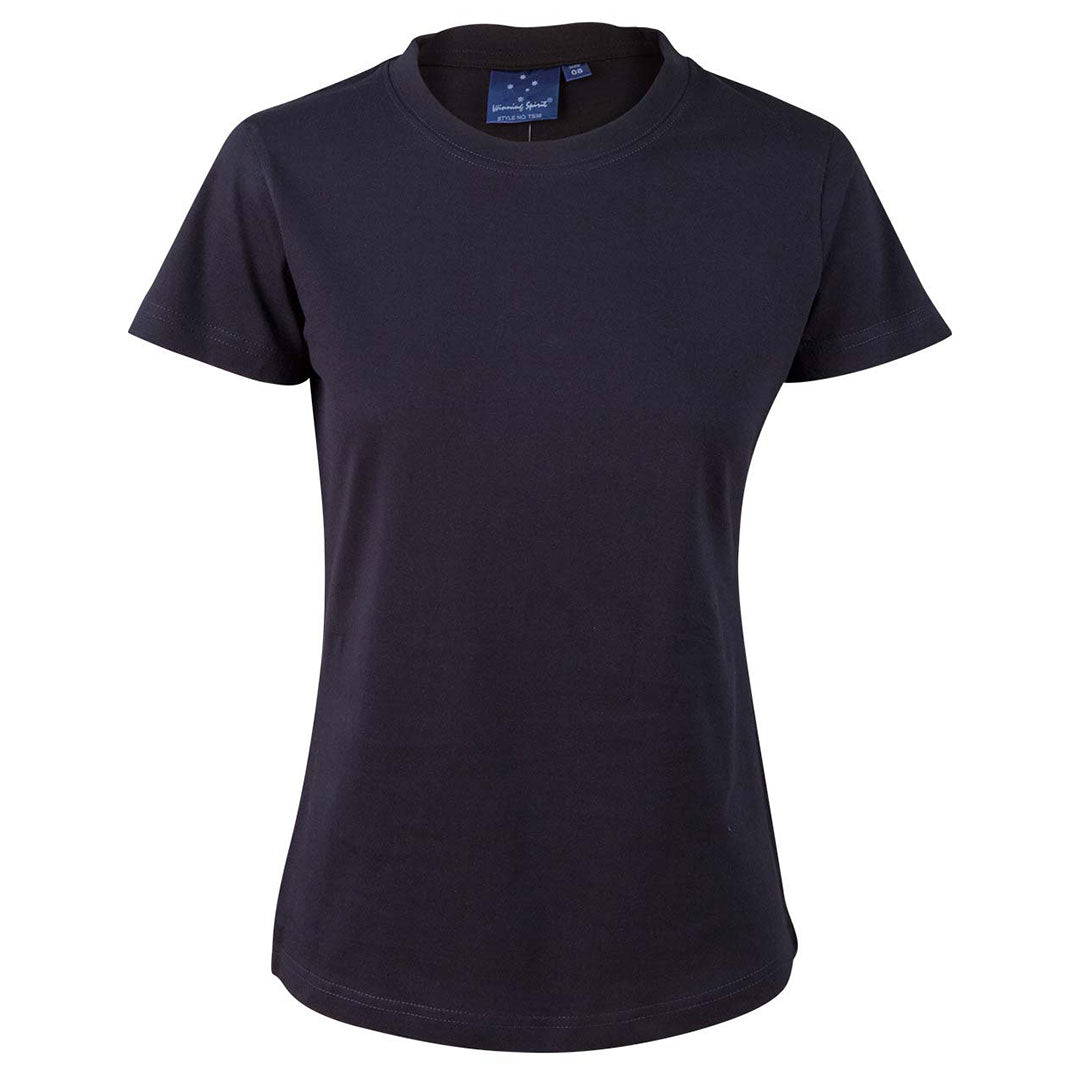 House of Uniforms The Savvy Tee | Basics | Ladies Winning Spirit Navy