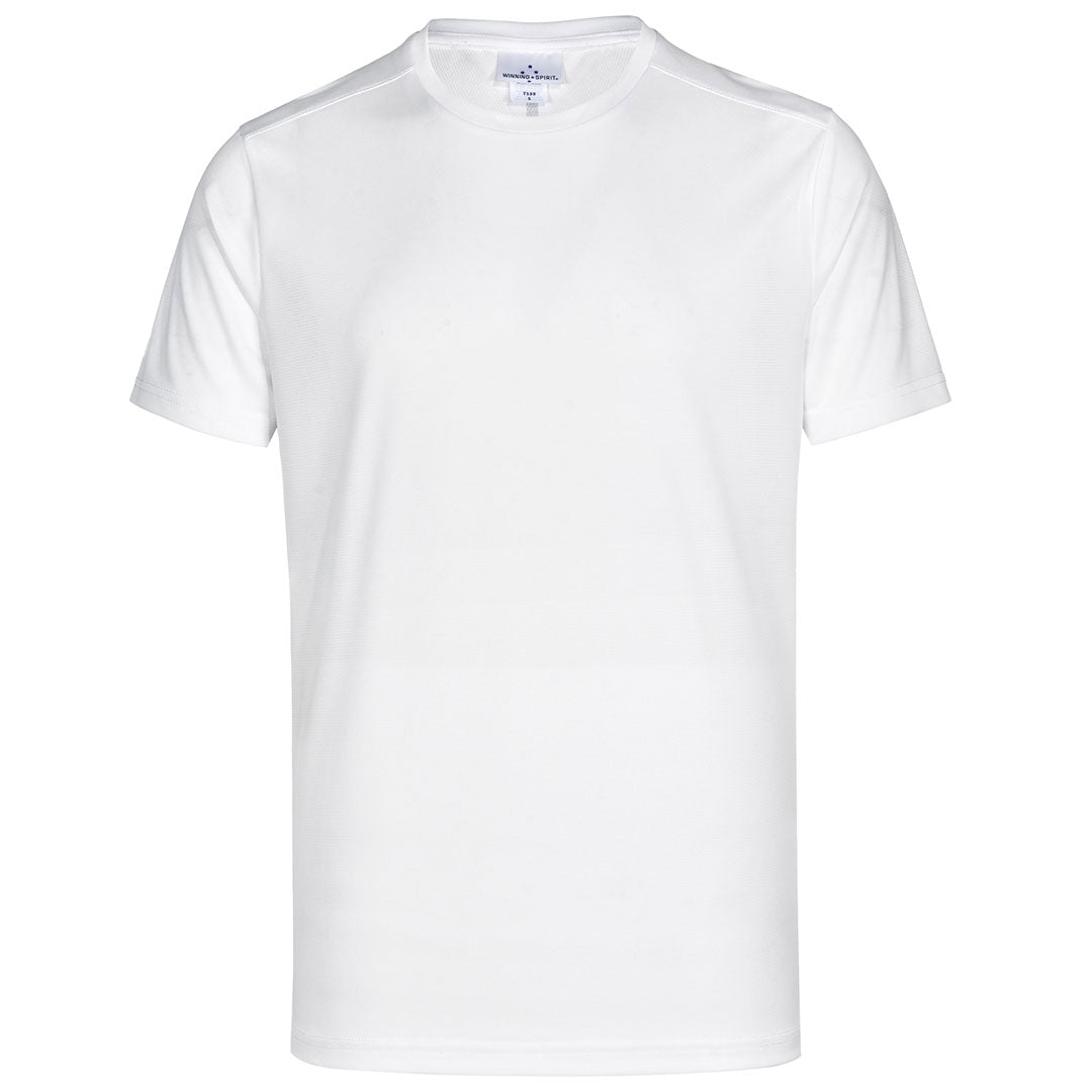 House of Uniforms The Ultra Light Tee | Mens Winning Spirit White
