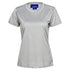 House of Uniforms The Ultra Light Tee | Ladies Winning Spirit Silver