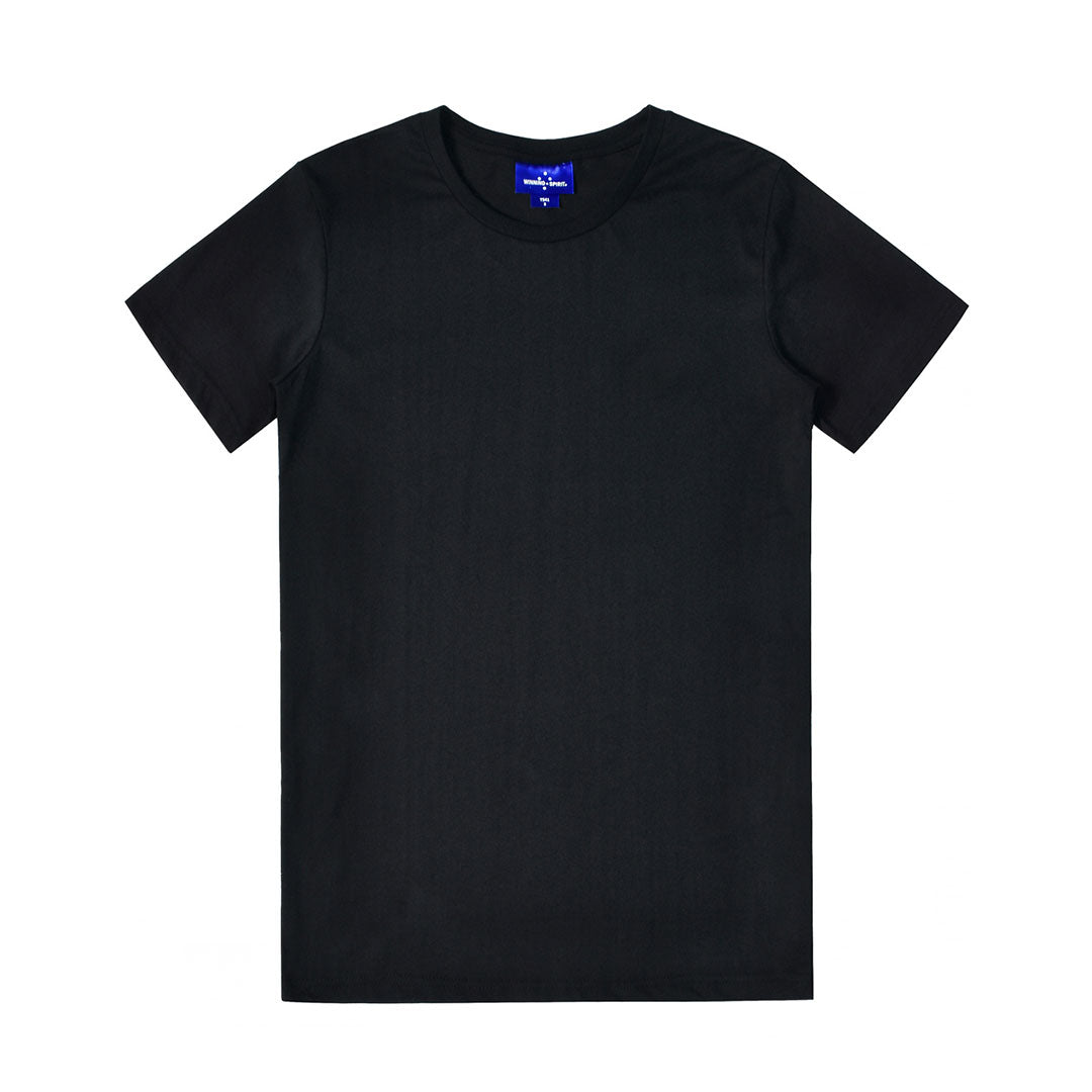 House of Uniforms The 28 Cotton Tee | Mens Winning Spirit Black